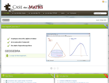 Tablet Screenshot of casedesmaths.net